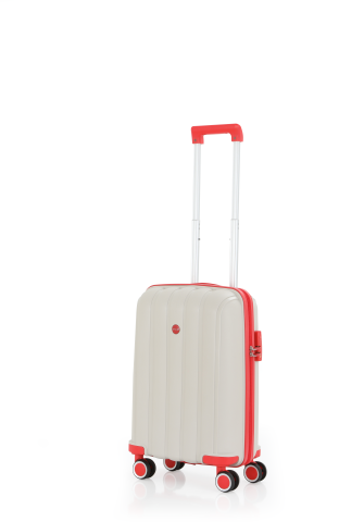 Mçs Polipropilen Valiz 55 CM OLM305 Kemik-Mercan