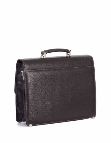 Deri Klasik Evrak Çantası OLM227 Acı kahve - Flotter Deri