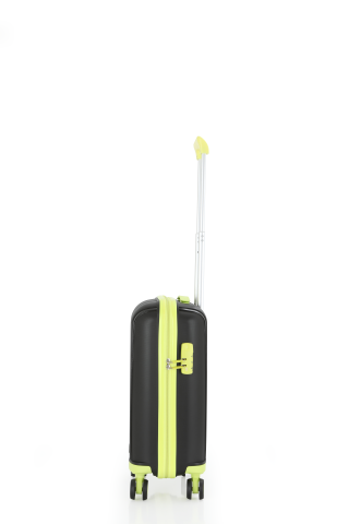 Mçs Polipropilen Valiz 55 CM OLM305 Siyah-Açık Sarı