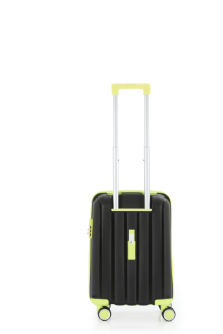 Mçs Polipropilen Valiz 55 CM OLM305 Siyah-Açık Sarı