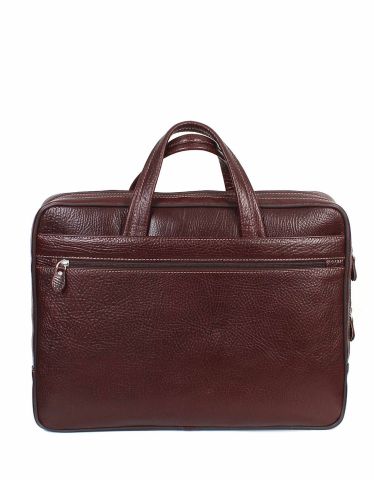 Deri Laptop Evrak Çantası OLM245 Kahverengi - Flotter Deri