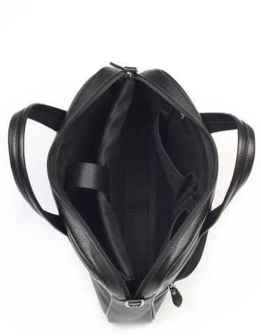 Deri Laptop Evrak Çantası OLM251 Siyah - Flotter Deri