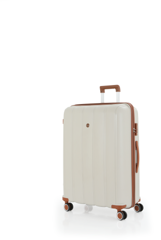 Mçs Polipropilen Valiz 75CM OLM305 Kemik-Kahve