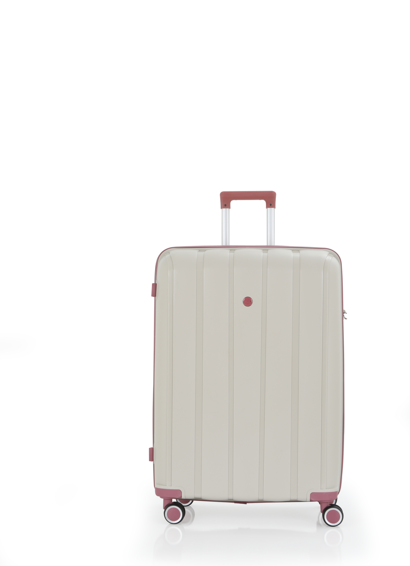 Mçs Polipropilen Valiz 75CM OLM305 Kemik-Koyu Pudra