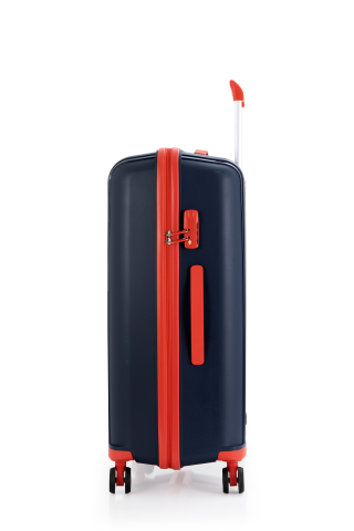 Mçs Polipropilen Valiz 75CM OLM305 Lacivert-Kırmızı