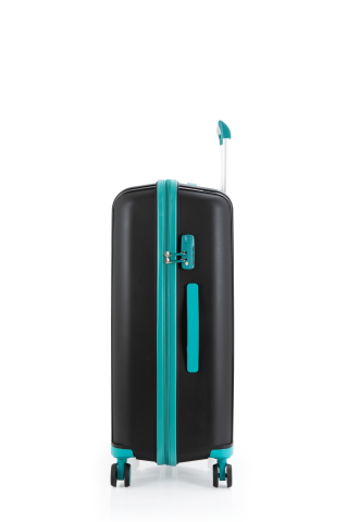 Mçs Polipropilen Valiz 75CM OLM305 Siyah-Cam Göbeği