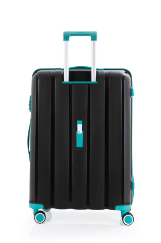 Mçs Polipropilen Valiz 75CM OLM305 Siyah-Cam Göbeği