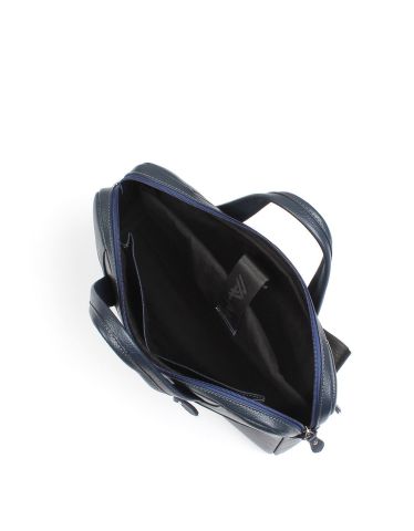 Deri Laptop Evrak Çantası OLM298 Lacivert - Flotter Deri