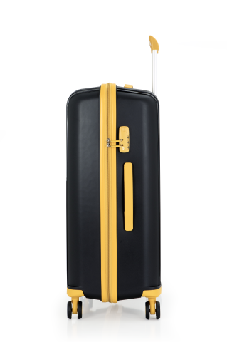 Mçs Polipropilen Valiz 75CM OLM305 Siyah-Sarı