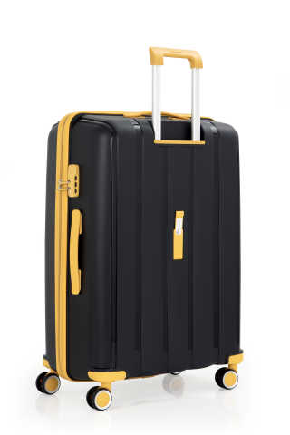 Mçs Polipropilen Valiz 75CM OLM305 Siyah-Sarı