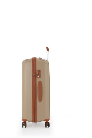 Mçs Polipropilen Valiz 75CM OLM305 Şampanya-Kahve