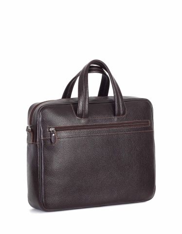 Deri Laptop Evrak Çantası OLM253 Acı kahve - Flotter Deri