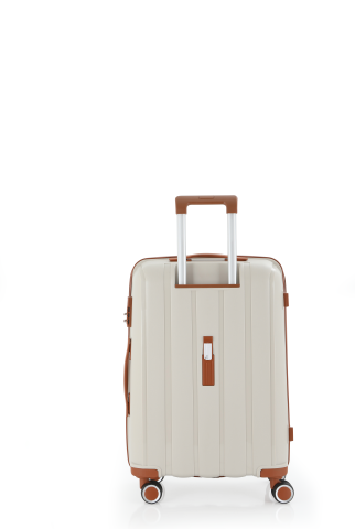 Mçs Polipropilen Valiz 65 CM OLM305 Kemik-Kahve