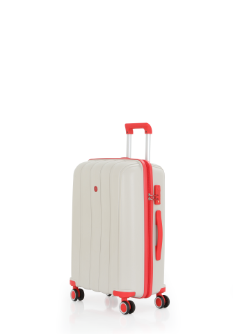 Mçs Polipropilen Valiz 65 CM OLM305 Kemik-Mercan