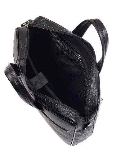 Deri Laptop Evrak Çantası OLM253 Siyah - Düz