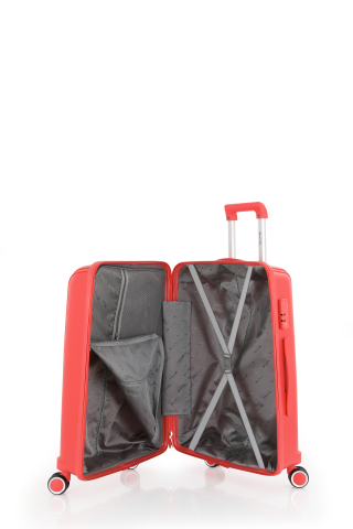 Mçs Polipropilen Valiz 65 CM OLM305 Mercan