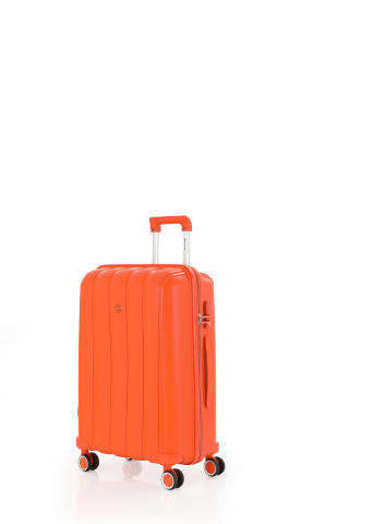 Mçs Polipropilen Valiz 65 CM OLM305 Portakal