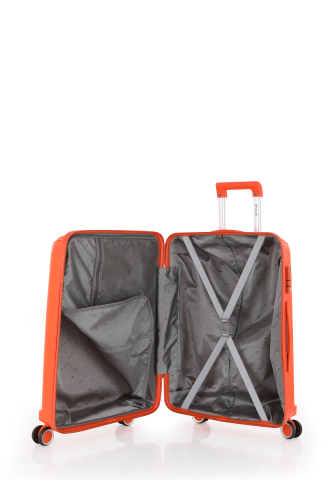 Mçs Polipropilen Valiz 65 CM OLM305 Portakal