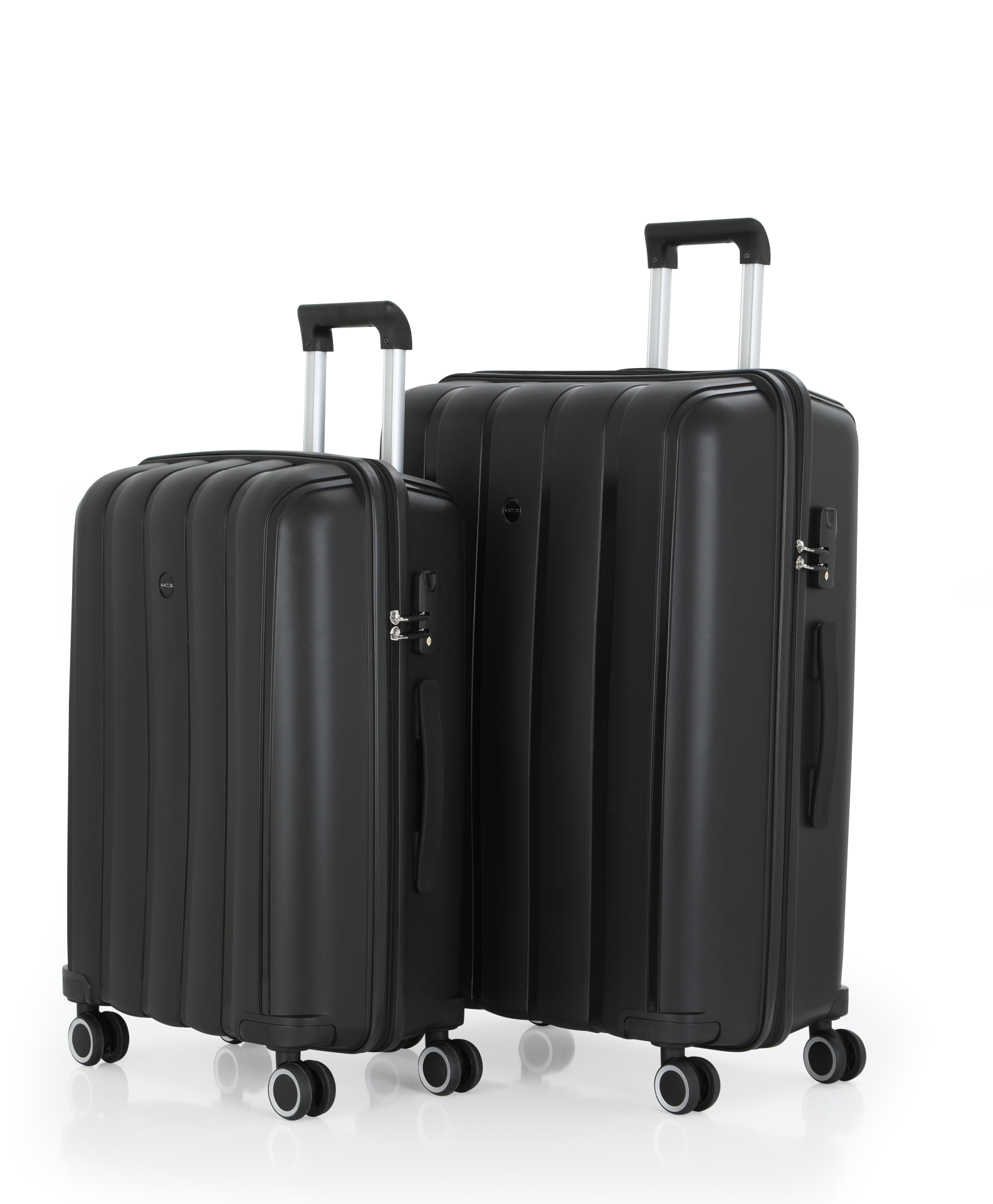 Mçs Polipropilen Valiz Seti Büyük & Orta OLM305 Siyah