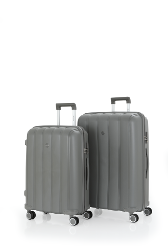 Mçs Polipropilen Valiz Seti Büyük & Orta OLM305 Gri