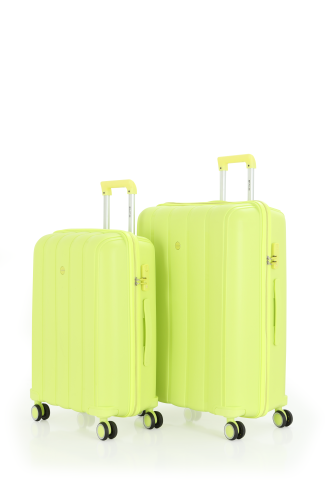 Mçs Polipropilen Valiz Seti Büyük & Orta OLM305 Açık Sarı