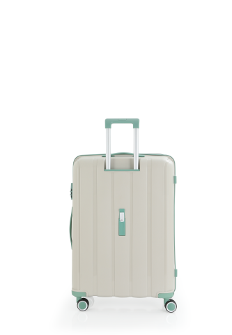 Mçs Polipropilen Valiz Seti Büyük & Orta OLM305 Kemik-Su Yeşili