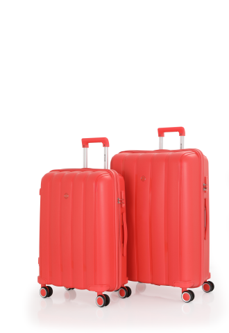 Mçs Polipropilen Valiz Seti Büyük & Orta OLM305 Mercan