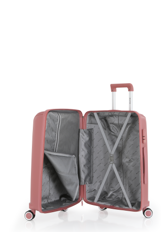 Mçs Polipropilen Valiz Seti Büyük & Orta OLM305 Koyu Pudra