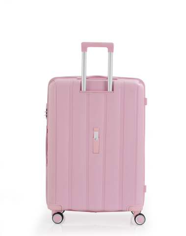 Mçs Polipropilen Valiz Seti Büyük & Orta OLM305 Pudra