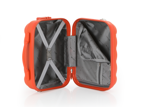 Mçs Polipropilen 2'li Valiz Seti Kabin & Makyaj OLM305 Portakal