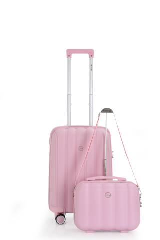 Mçs Polipropilen 2'li Valiz Seti Kabin & Makyaj OLM305 Pudra