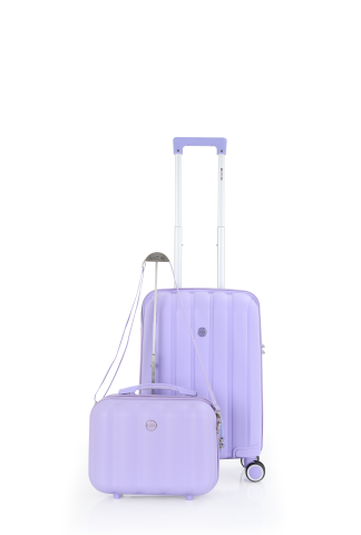 Mçs Polipropilen 2'li Valiz Seti Kabin & Makyaj OLM305 Lila
