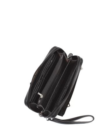 Deri Siyah El Çantası OLM334