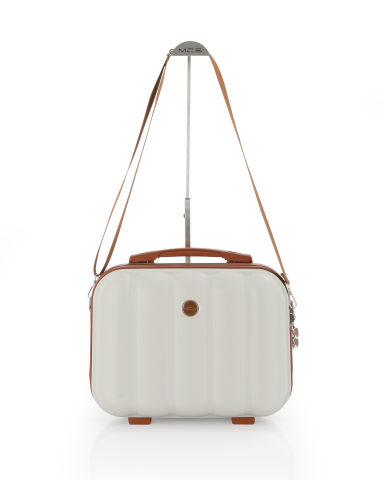 Mçs Polipropilen 2'li Valiz Seti Kabin & Makyaj OLM305 Kemik-Kahve