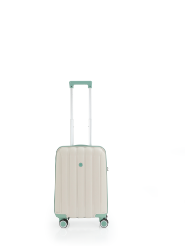 Mçs Polipropilen 2'li Valiz Seti Kabin & Makyaj OLM305 Kemik-Su Yeşili