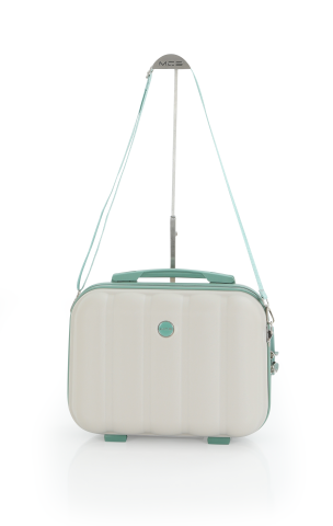 Mçs Polipropilen 2'li Valiz Seti Kabin & Makyaj OLM305 Kemik-Su Yeşili