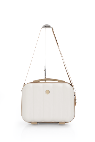 Mçs Polipropilen 2'li Valiz Seti Kabin & Makyaj OLM305 Kemik-Şampanya