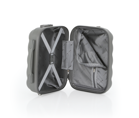 Mçs Polipropilen 2'li Valiz Seti Orta & Makyaj OLM305 Gri