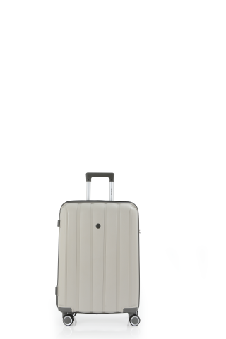 Mçs Polipropilen 2'li Valiz Seti Orta & Makyaj OLM305 Kemik-Gri