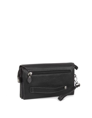 Deri El Çantası OLM309 Siyah - Flotter Deri