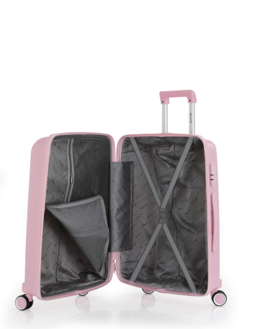 Mçs Polipropilen 2'li Valiz Seti Orta & Makyaj OLM305 Pudra