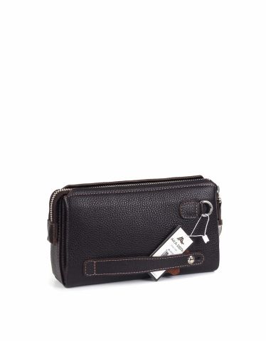 Deri El Çantası OLM365 Kahverengi