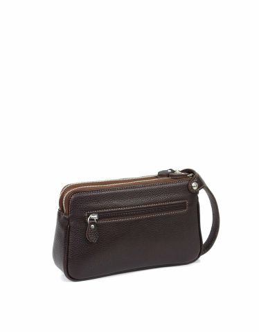 Deri El Çantası OLM117 Kahverengi