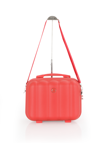 Mçs Polipropilen 2'li Valiz Seti Büyük & Makyaj OLM305 Mercan