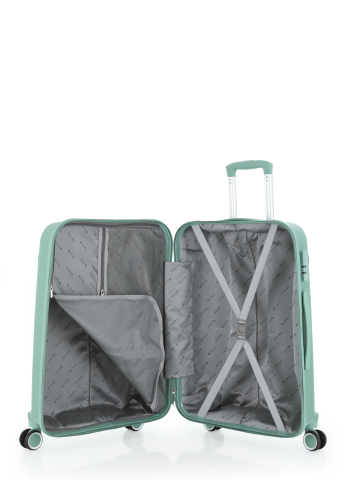 Mçs Polipropilen Valiz 75 CM OLM376 Su Yeşili