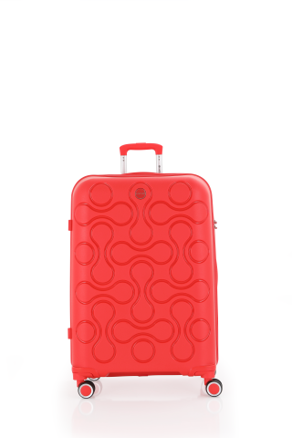 Mçs Polipropilen Valiz 75 CM OLM376 Kırmızı