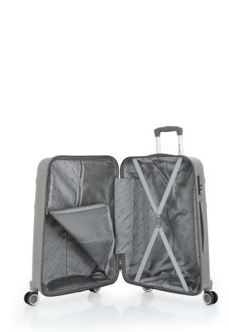 Mçs Polipropilen Valiz 75 CM OLM376 Gri