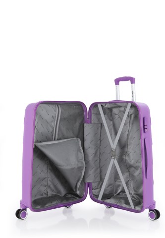 Mçs Polipropilen Valiz 75 CM OLM376 Mor