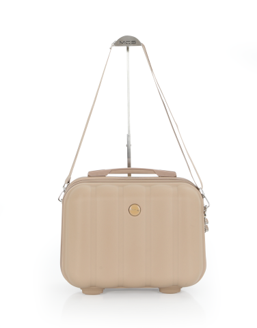 Mçs Polipropilen 2'li Valiz Seti Büyük & Makyaj OLM305 Şampanya