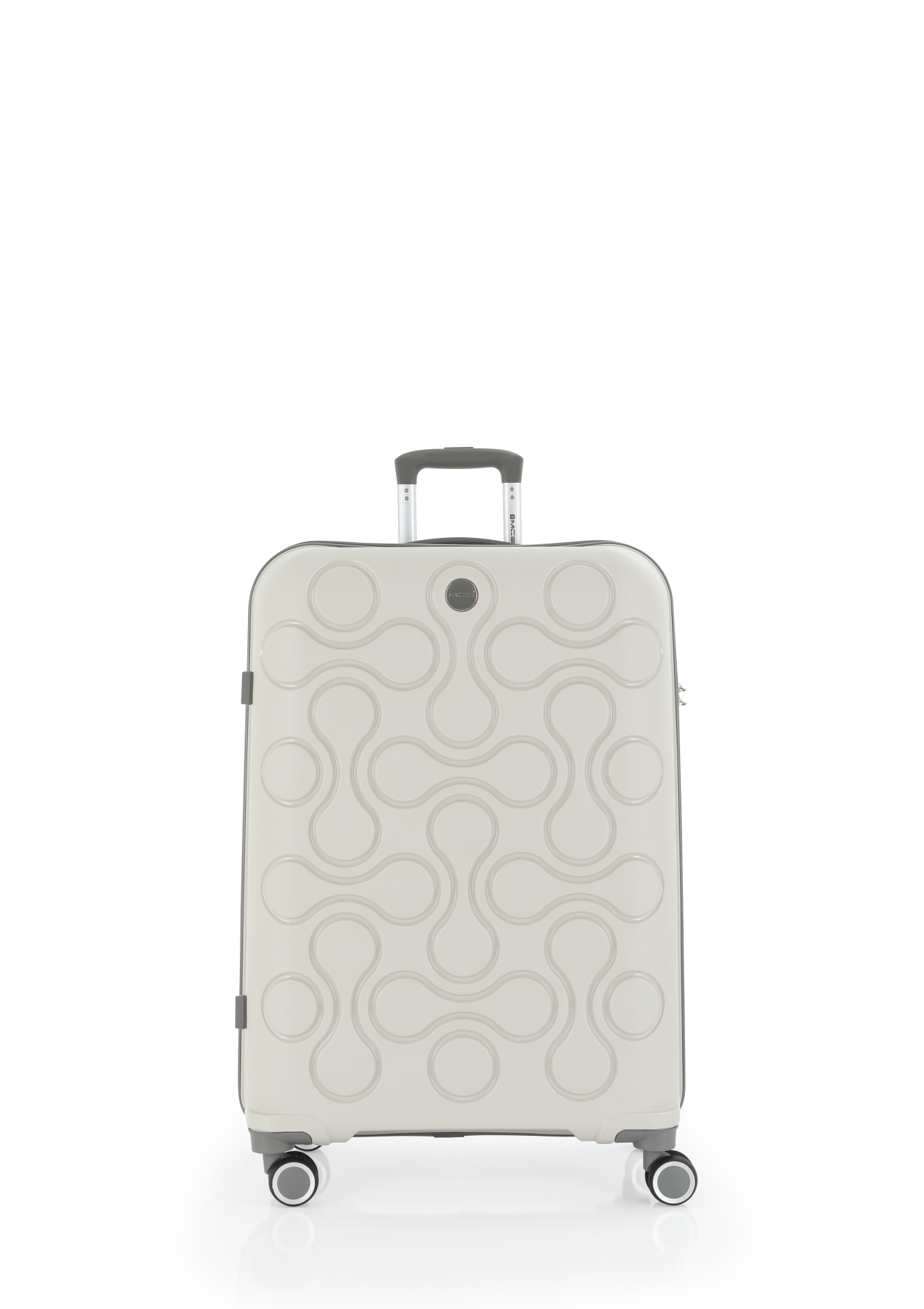 Mçs Polipropilen Valiz 75 CM OLM376 Kemik-Gri